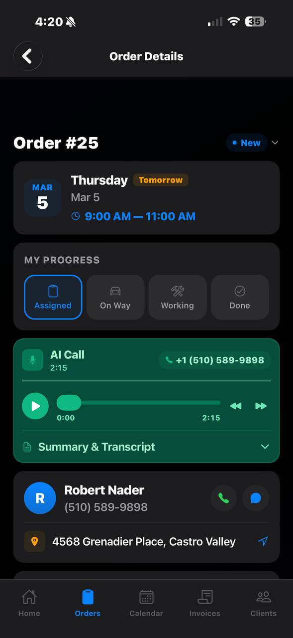 AI Voice Calls